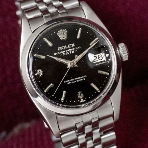 rolex black dial 1500 gilt|authentic rolex diamond dials.